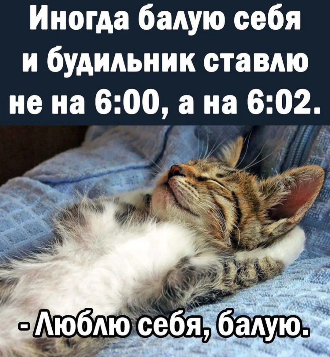 Иногда балую себя и будильник ставлю нена600 анабо2