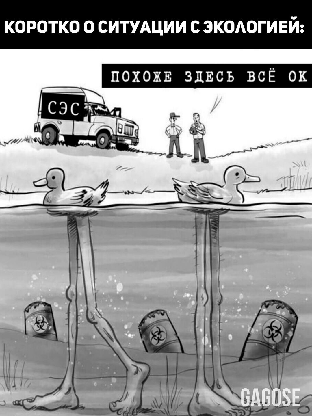 КОРОТКО О СИТУАЦИИ С ЭКОЛОГИЕЙ ПОХОЖЕ ЗДЕСЬ ВСЁ ОК