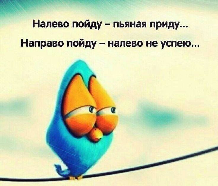 рач Налево пойду пьяная приду Направо пойду налево не успею В