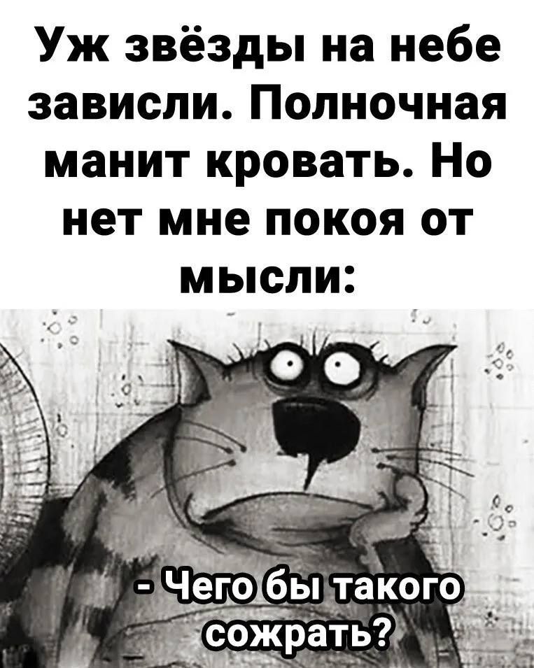 Уж звёзды на небе зависли Полночная манит кровать Но нет мне покоя от мысли