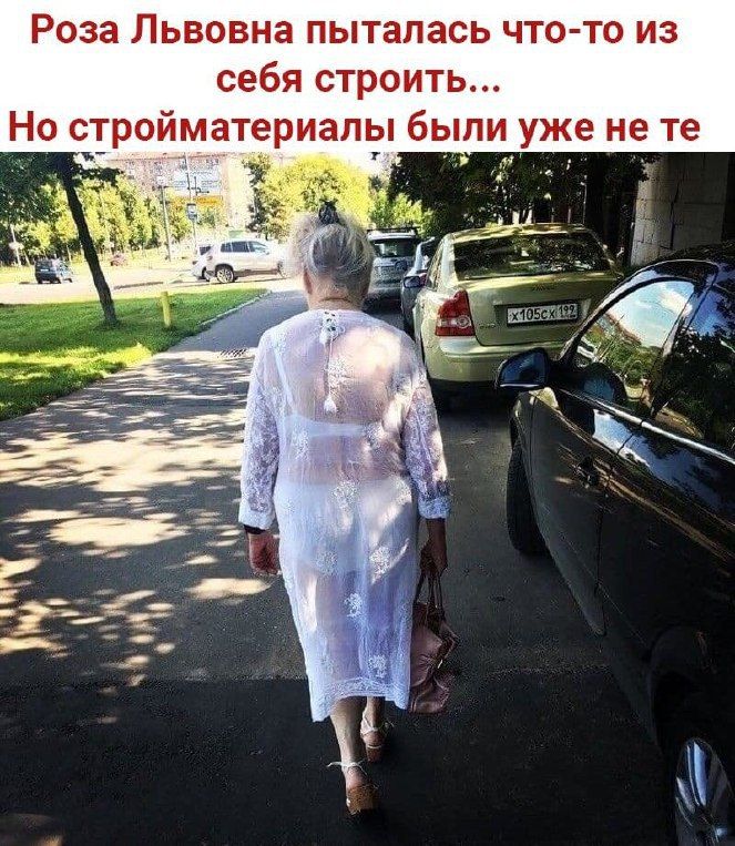 Роза Львовна пыталась что то из себя строить Но стройматериалы были уже не те н
