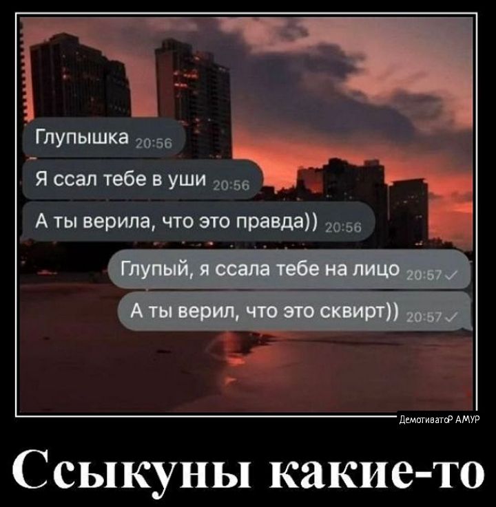 В Ч ГЛуПЫШКЯ го6 Яосаптебввушивд _ Аты верила что это правда 5в а Ссыкуны какие то