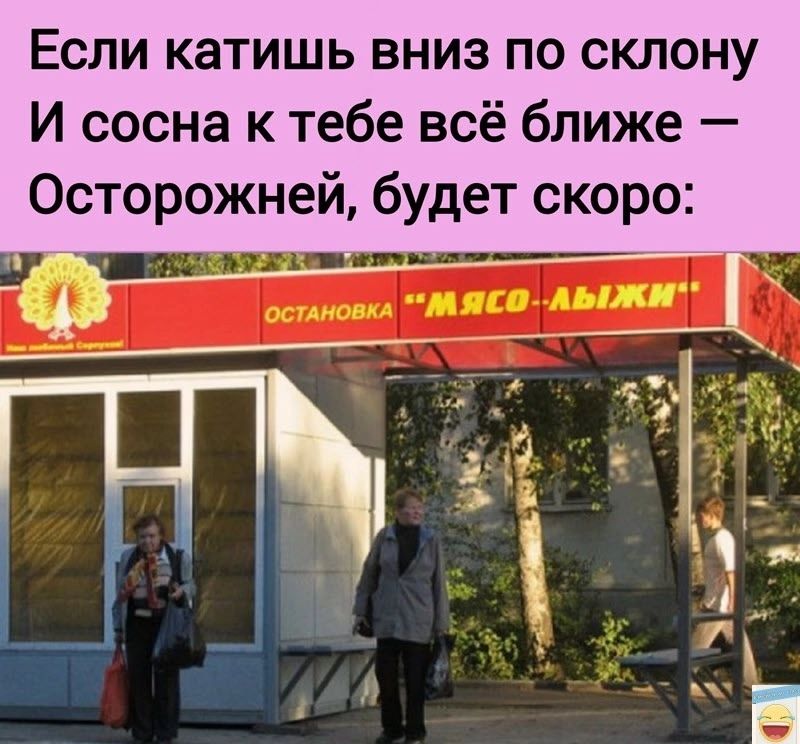 Если катишь вниз по склону И сосна к тебе всё ближе Осторожней будет скоро