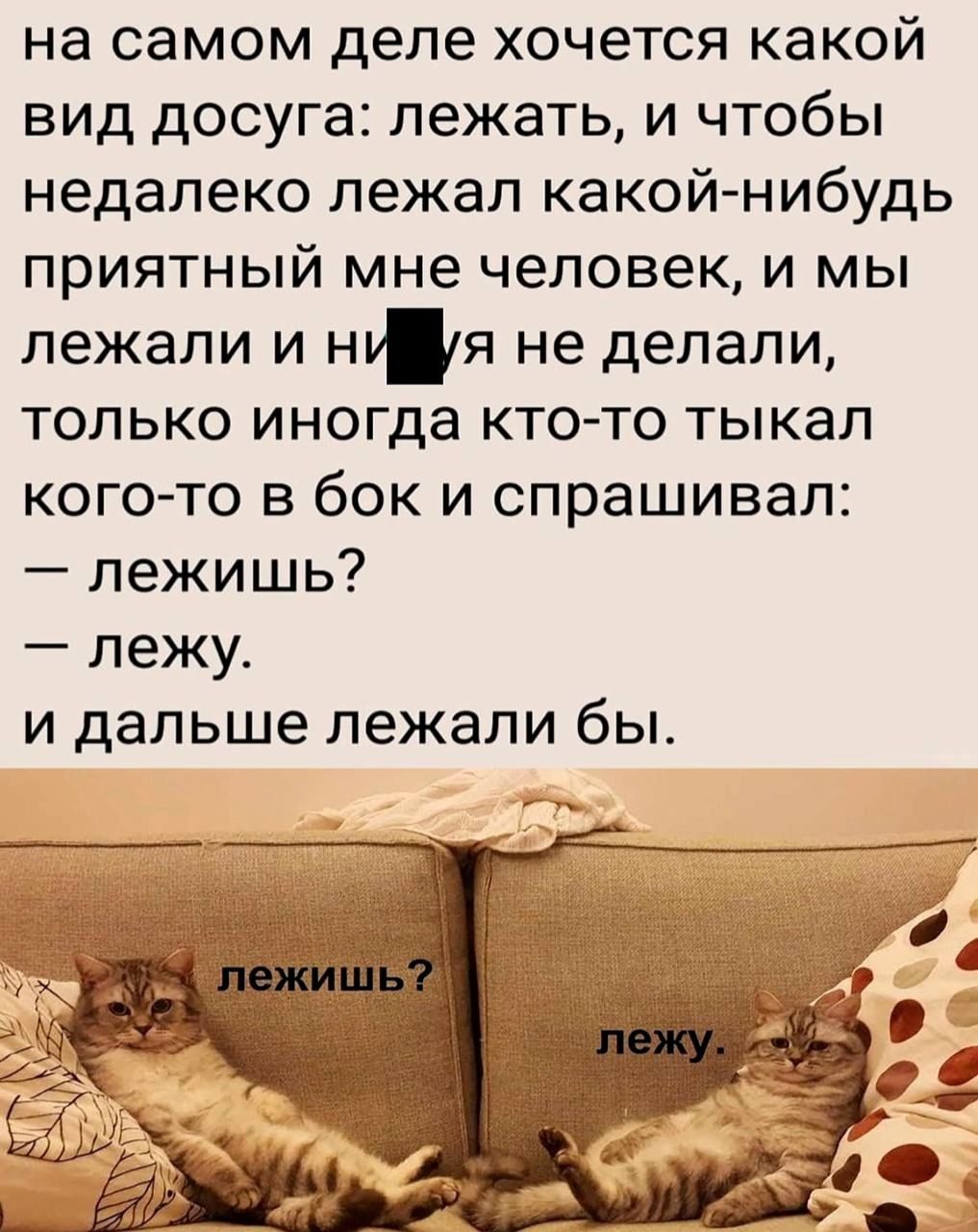 на самом деле хочется какой вид досуга лежать и чтобы недалеко лежал какой нибудь приятный мне человек и мы лежали и нпя не делали только иногда кто то тыкал кого то в бок и спрашивал лежишь лежу и дальше лежали бы