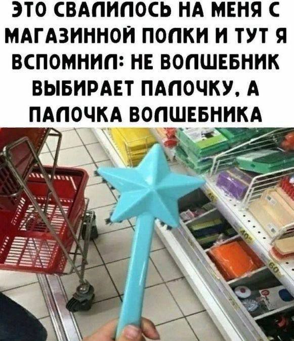 ЭТО СВАПИПОСЬ НА МЕНЯ С МАГАЗИННОЙ ПОПКИ И ТУТ Я ВСПОМНИЙ НЕ ВОПШЕБНИК ВЫБИРАЕТ ПАПОЧКУ А ПАПОЧКА ВОПШЕБНИКА