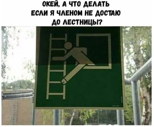 ОКЕЙ А ЧТО ДЕЛАТЬ ЕСЛИ Я ЧЛЕНОМ НЕ ДОСТАЮ Д0 ЛЕСТНИЦЫ