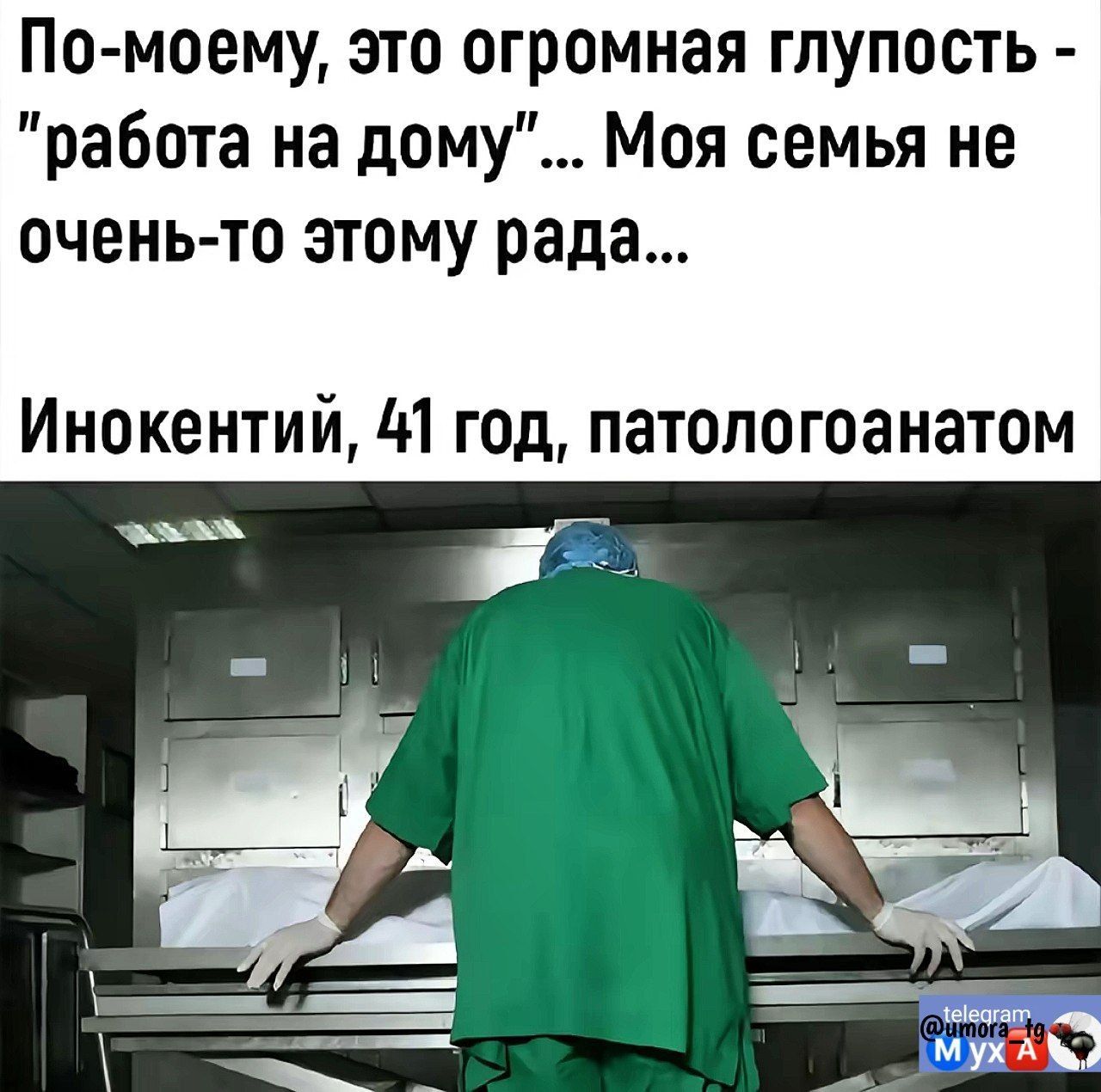По моему это огромная глупость работа на дому Моя семья не очень то этому рада Инокентий 1 год патологоанатом лвн 973 са
