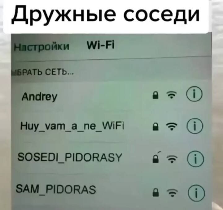 Дружные соседи