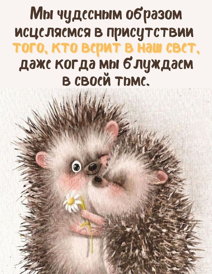 Мы чудесным образом исцеляемся в присутствии того, кто верит в наш мир, даже когда мы блуждаем в своей тьме.