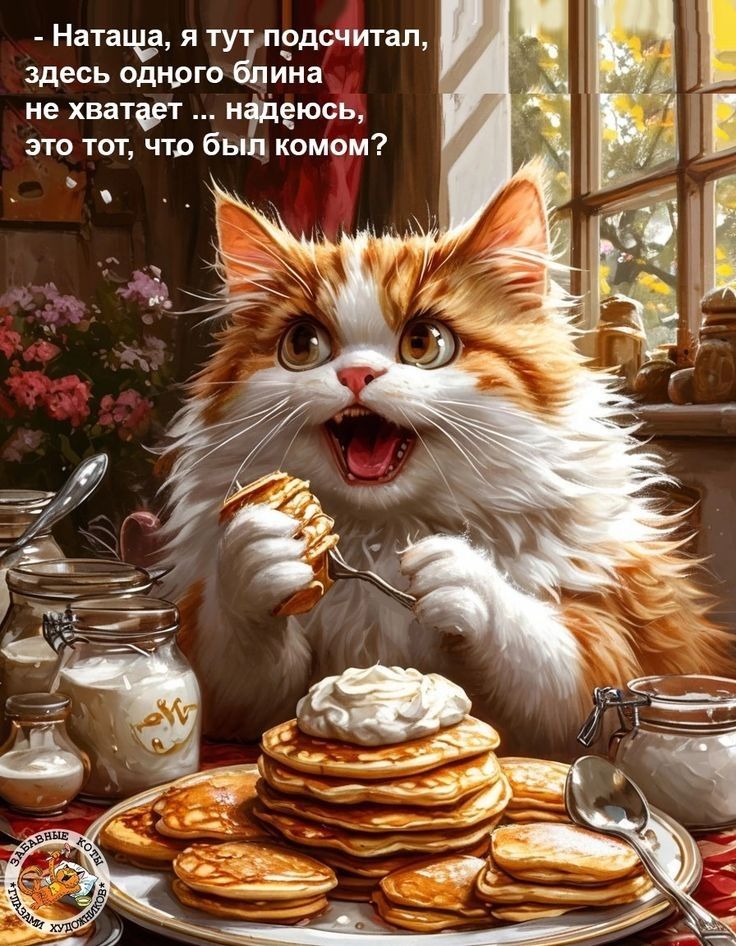 Наташа, я тут посчитал, здесь одной блина не хватает ... надеюсь, это тот, что был комом?