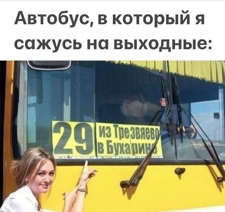 Автобус, в который я сажусь на выходные: 29 из Трезневево в Бухарине
