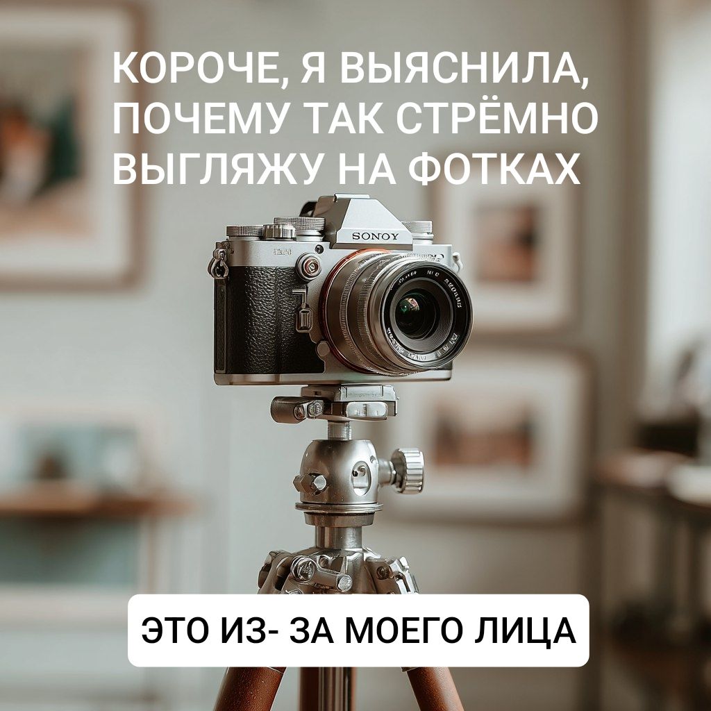 КОРОчЕ, Я ВЫЯСНИЛА, ПОЧЕМУ ТАК СТРЁМНО ВЫГЛЯЖУ НА ФОТКАХ
ЭТО ИЗ- ЗА МОЕГО ЛИЦА