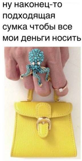 ну наконец-то подходящая сумка чтобы все мои деньги носить