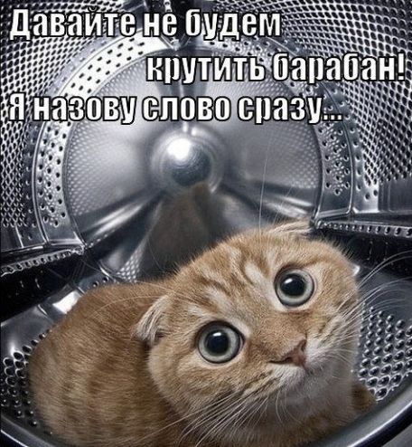 Давайте не будем крутить барабан! Я назову слово сразу...