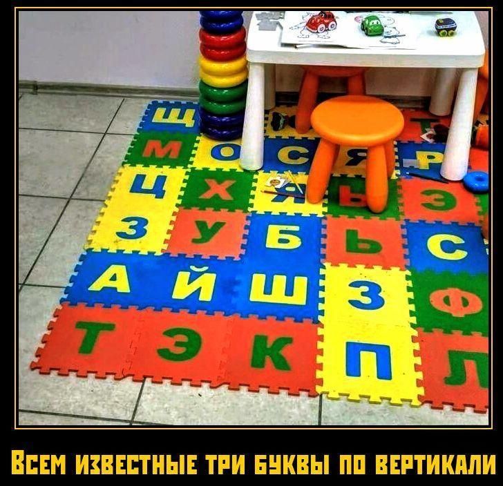 Всем известные три буквы по вертикали