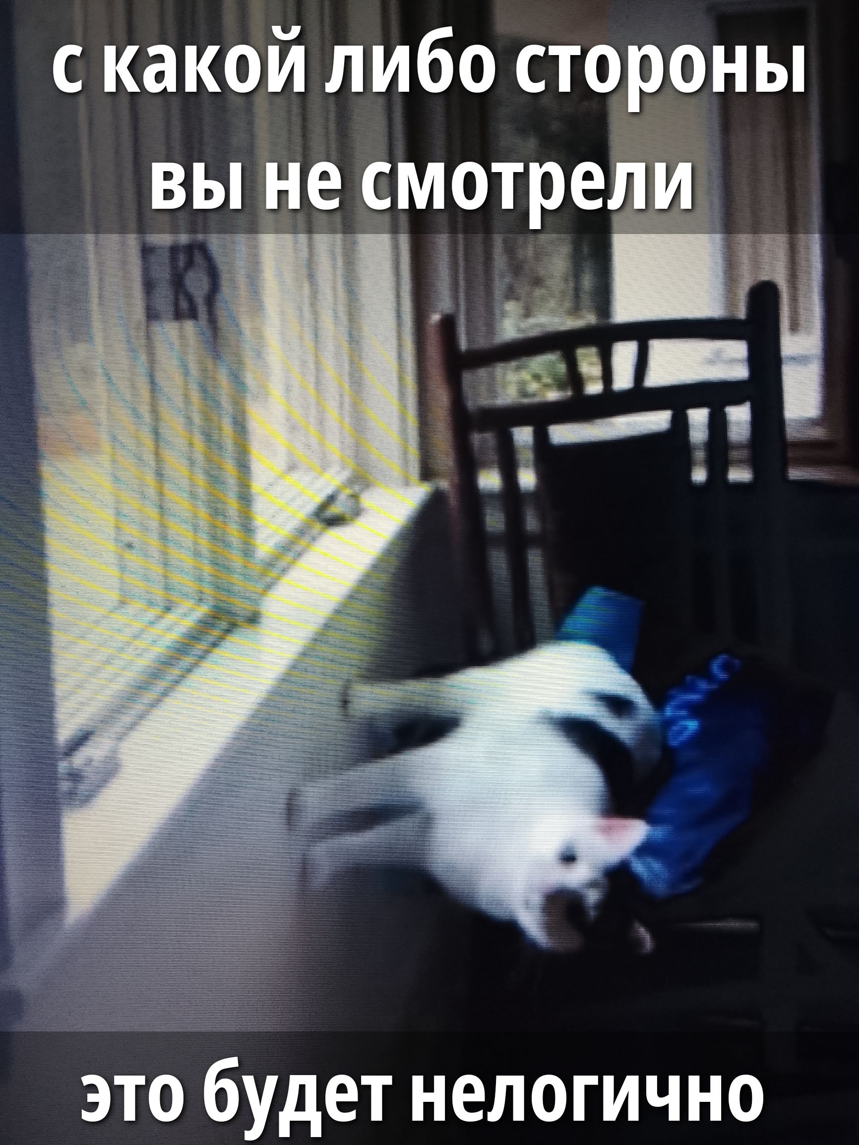 с какой либо стороны вы не смотрели
это будет нелогично