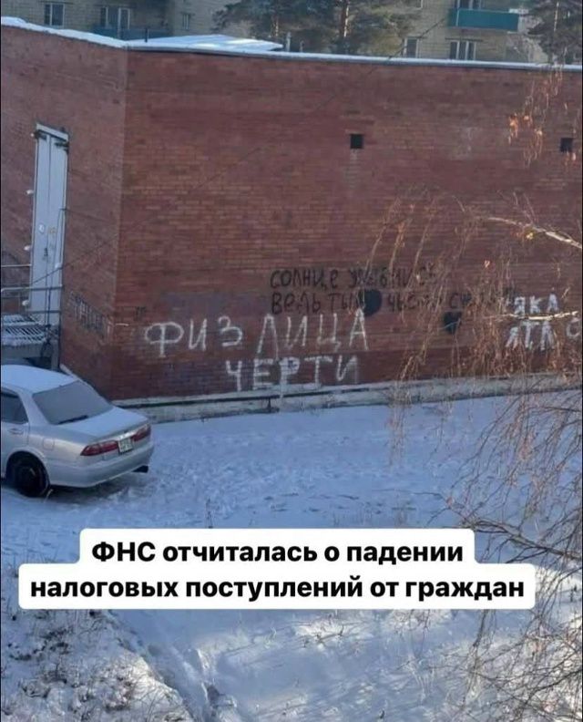 ФИЗЛИЦА ЧЕРТИ
ФНС отчиталась о падении налоговых поступлений от граждан