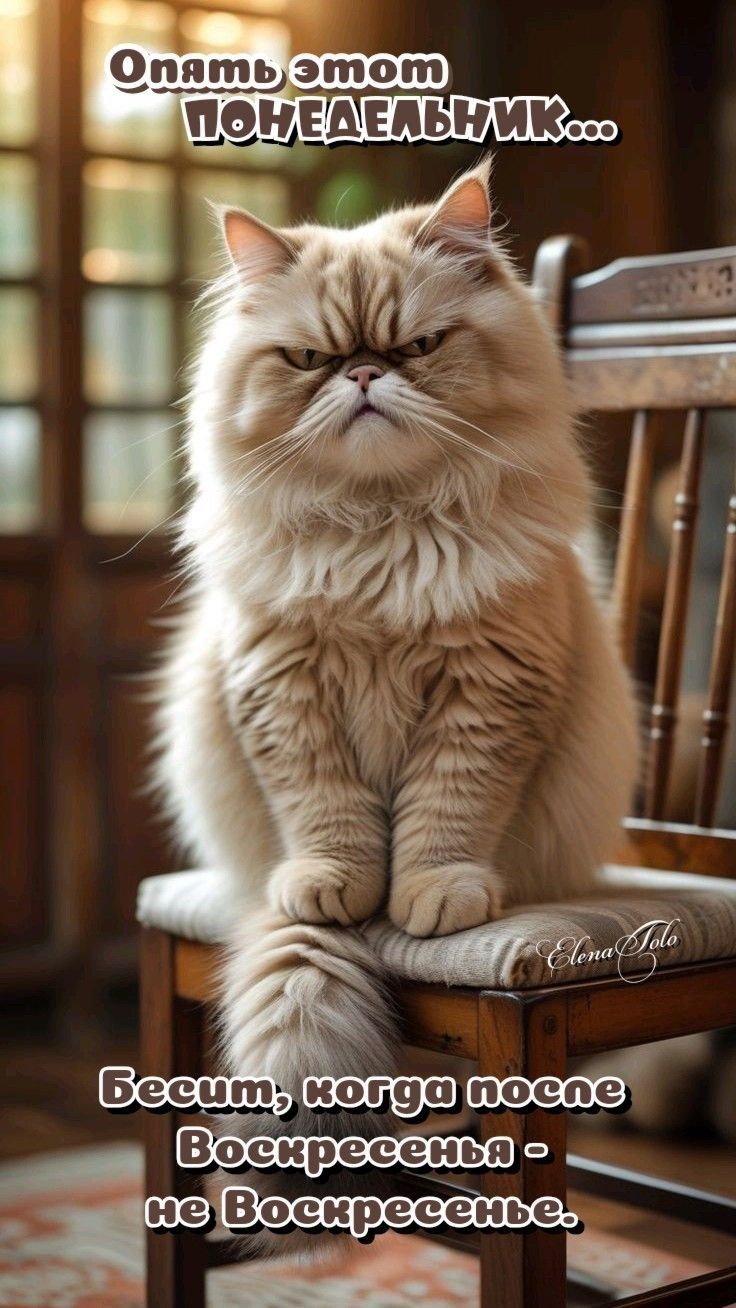 Опять этот понедельник...
Бесит, когда после Воскресенья - не Воскресенье.