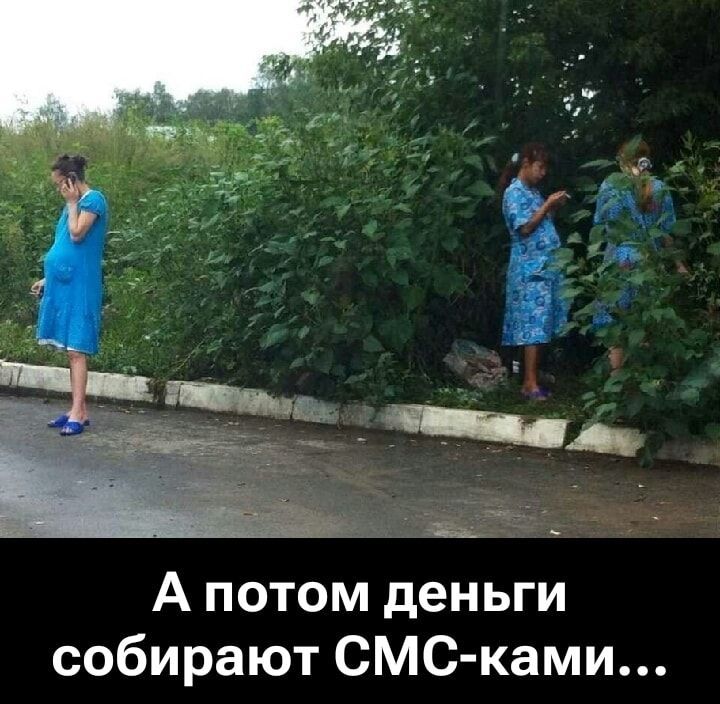 А потом деньги собирают SMS-ками...