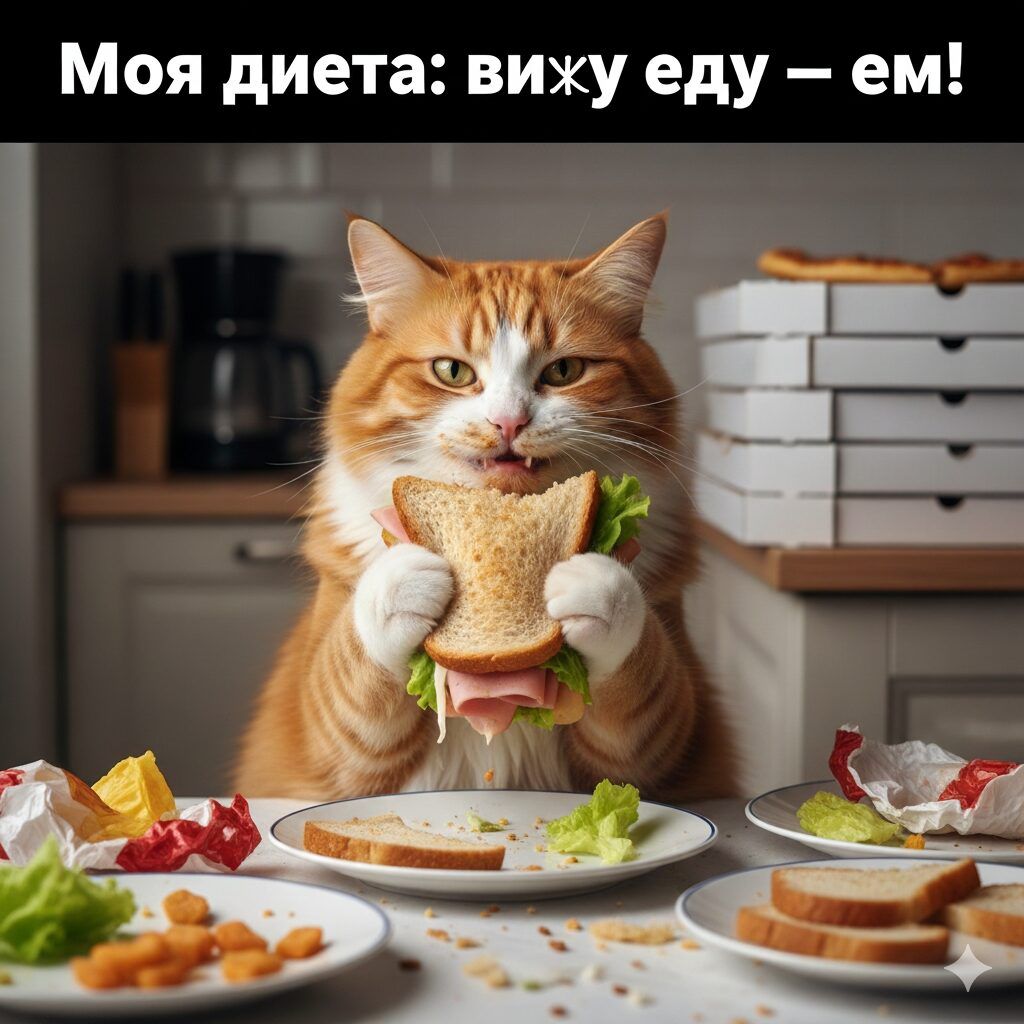Моя диета: вижу еду – ем!