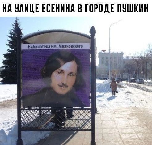 НА УЛИЦЕ ЕСЕНИНА В ГОРОДЕ ПУШКИН
Библиотека им. Маяковского