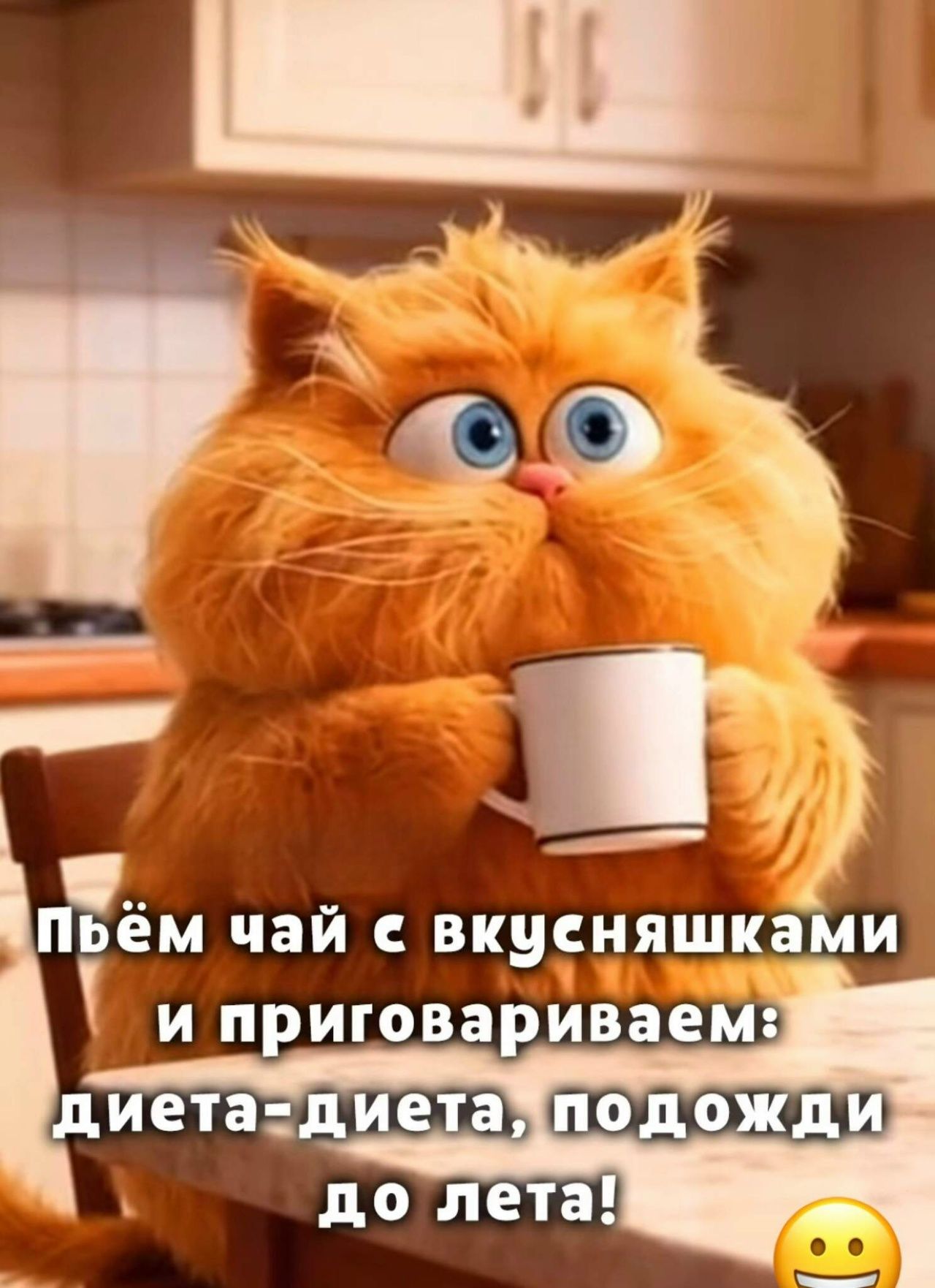 Пьём чай с вкусняшками и приговариваем: диета-диета, подожди до лета!