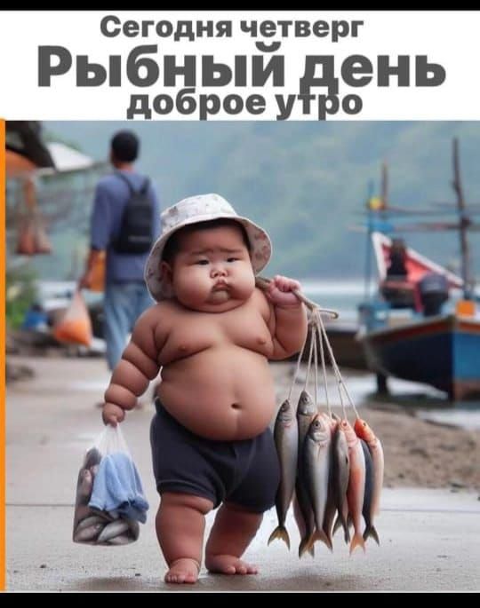 Сегодня четверг
Рыбный день
dobрое утро
