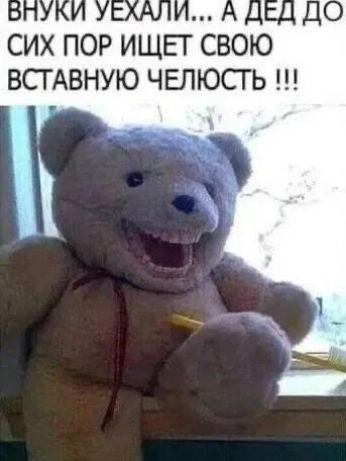 ВНУКИ УЕХАЛИ... А ДЕД ДО СИХ ПОР ИЩЕТ СВОЮ ВСТАВНУЮ ЧЕЛЮСТЬ !!!
