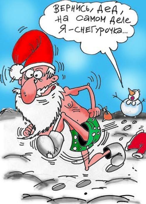Вернись, дед, на самом деле я — снегурочка...