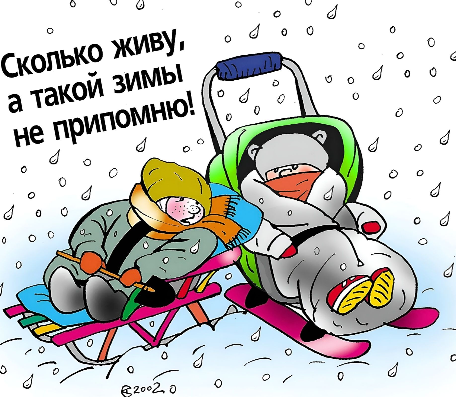 Сколько живу, а такой зимой не припомню!