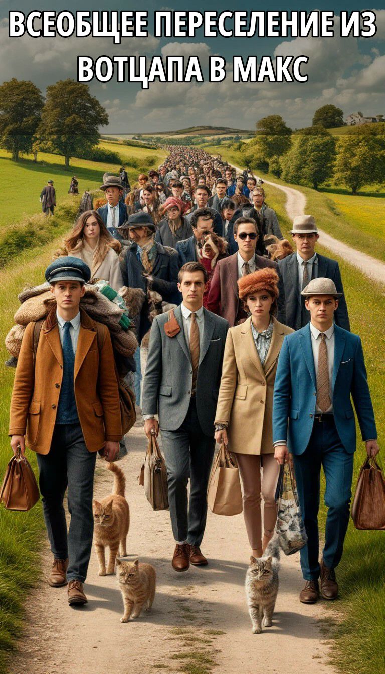 ВСЕОБЩЕЕ ПЕРЕСЕЛЕНИЕ ИЗ ВОЦТАПА В МАКС