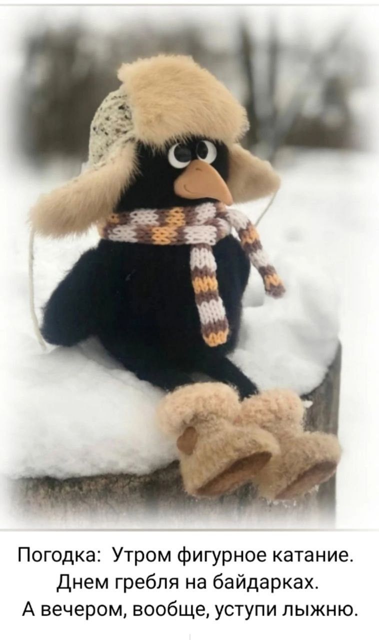 Погодка: Утром фигурное катание. Днем гребля на байдарках. А вечером, вообще, уступи лыжню.