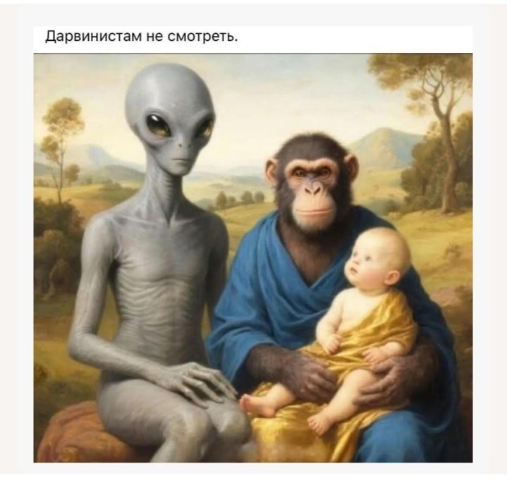 Дарвинстам не смотреть.