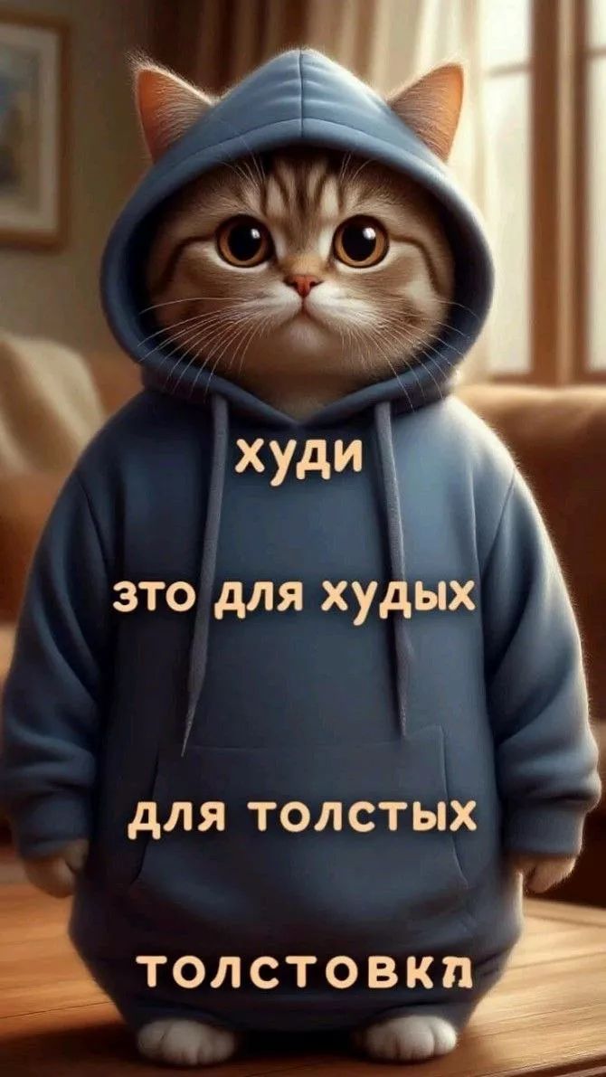 худи это для худых это для толстых толстовка
