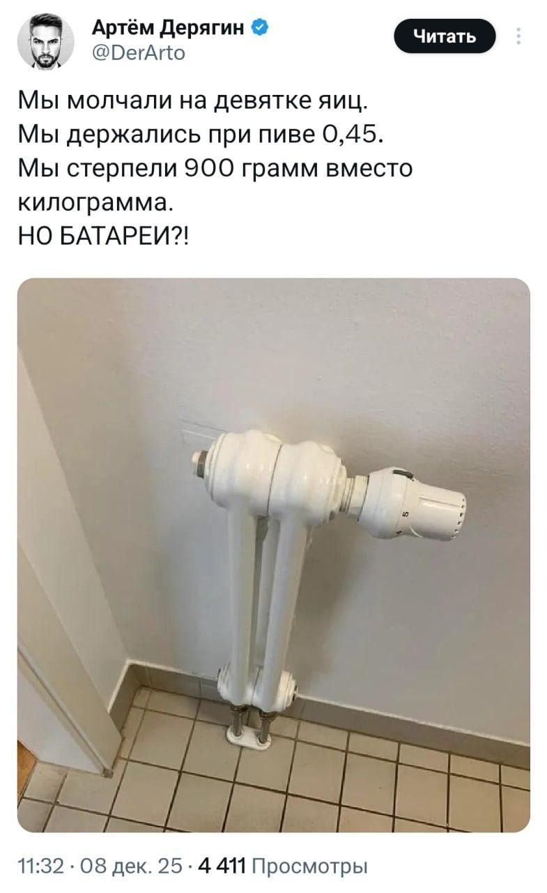 Мы молчали на девятке яиц. Мы держались при пиве 0,45. Мы стерпели 900 грамм вместо килограмма. НО БАТАРЕИ?!