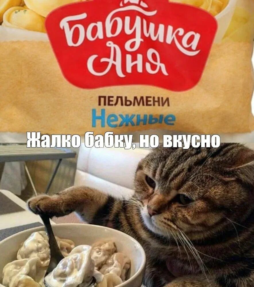 Бабушка Аня
Пельмени Нежные
Жалко бабку, но вкусно