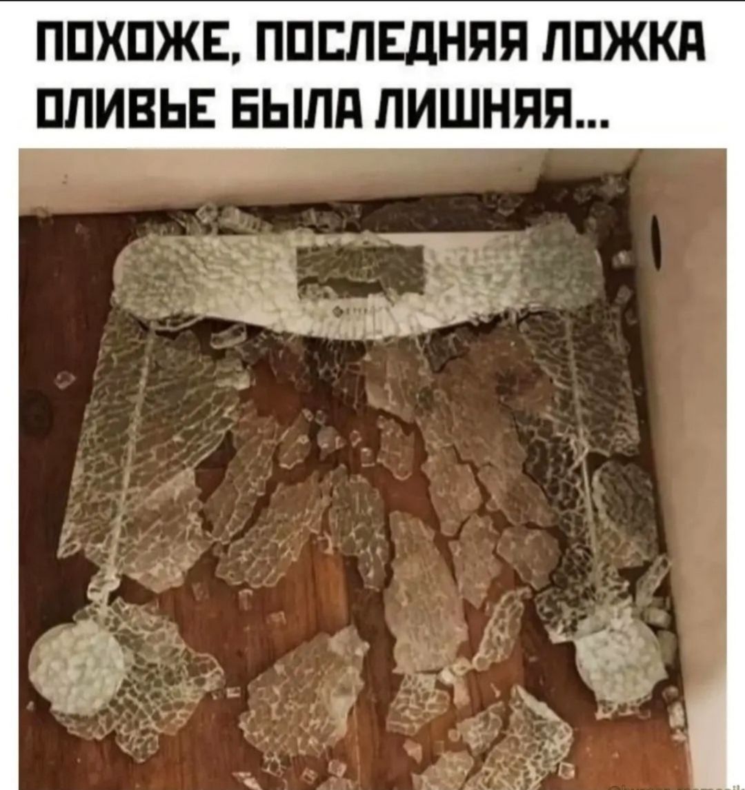 ПОХОЖЕ, ПОСЛЕДНЯЯ ЛОЖКА ОЛИВЬЕ БЫЛА ЛИШНЯЯ...