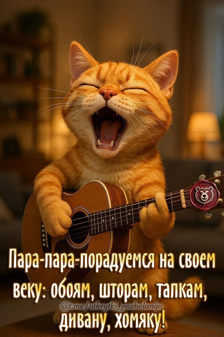 Пара-пара-порадуемся на своем веку: обоям, шторкам, тапкам, дивану, хомяку!