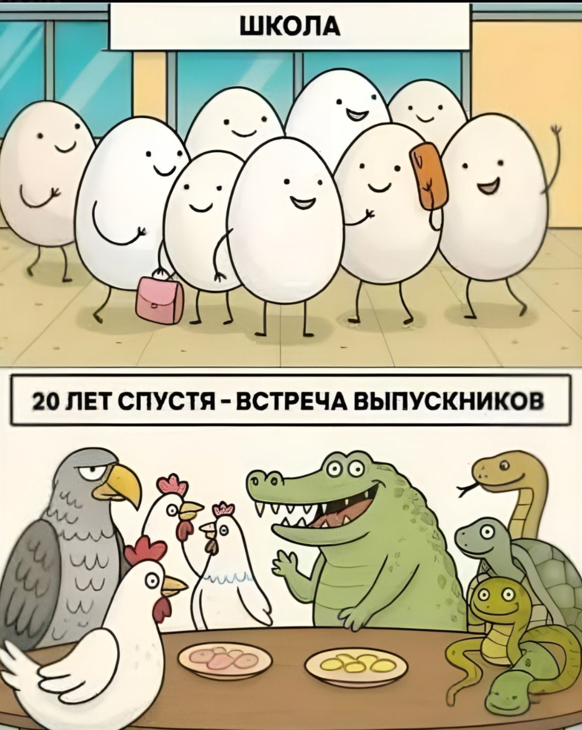 ШКОЛА\n20 ЛЕТ СПУСТЯ - ВСТРЕЧА ВЫПУСКНИКОВ