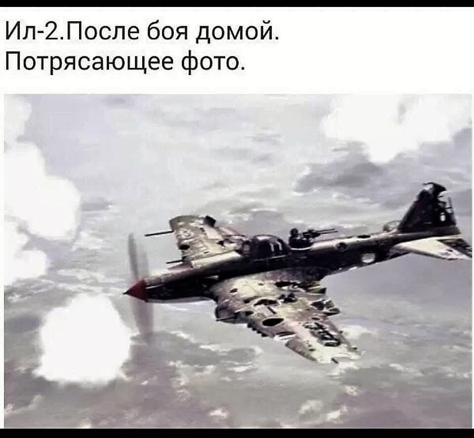 Ил-2. После боя домой. Потрясающее фото.