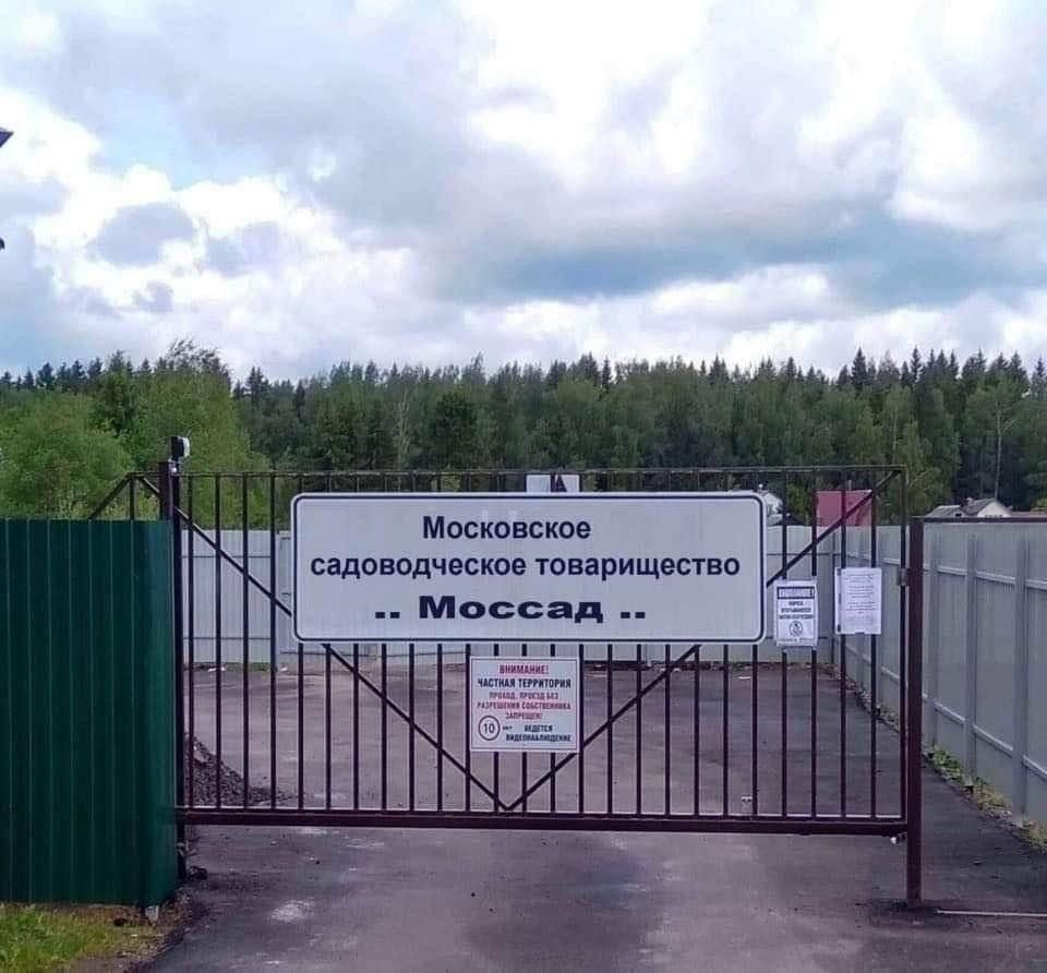 Московское садоводческое товарищество .. Моссад ..
