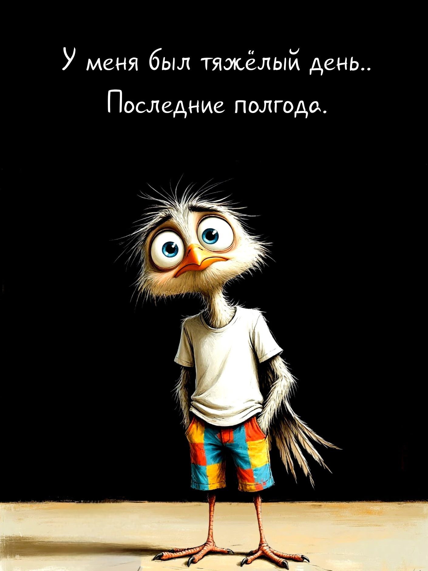 У меня был тяжёлый день..
Последние полгода.