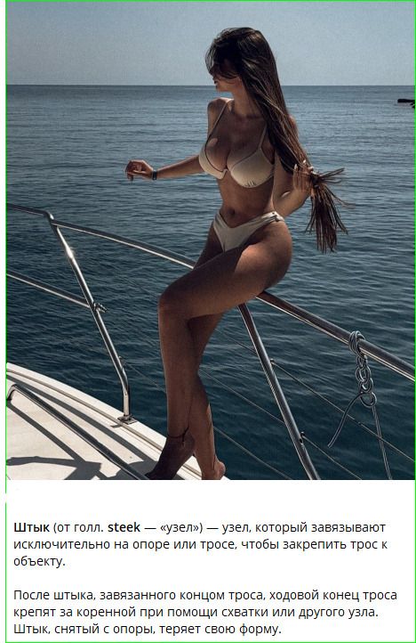 Штык (от голл. steek — «узел») — узел, который завязывают исключительно на опоре или тросе, чтобы закрепить трос к объекту.

После штыка, завязанного концом троса, ходовой конец троса крепят за коренной при помощи схвата или другого узла.

Штык, снятый с опоры, теряет свою форму.