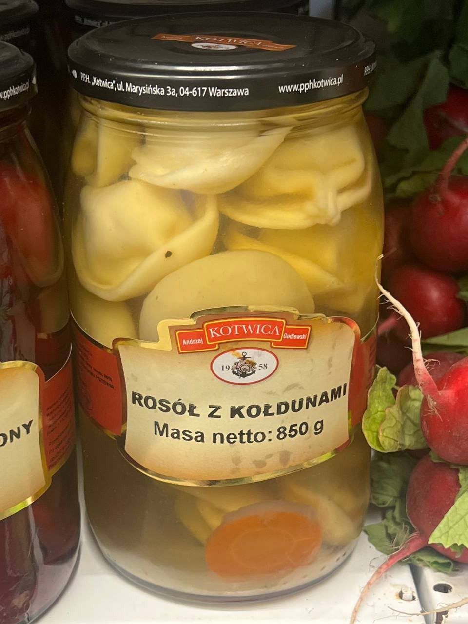 ROSÓŁ Z KOŁDUNAMI\nMasa netto: 850 g