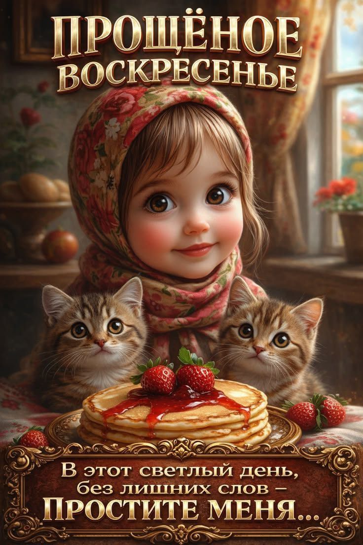 ПРОЩЁНОЕ ВОСКРЕСЕНЬЕ
В этот светлый день, без лишних слов – Простите меня...