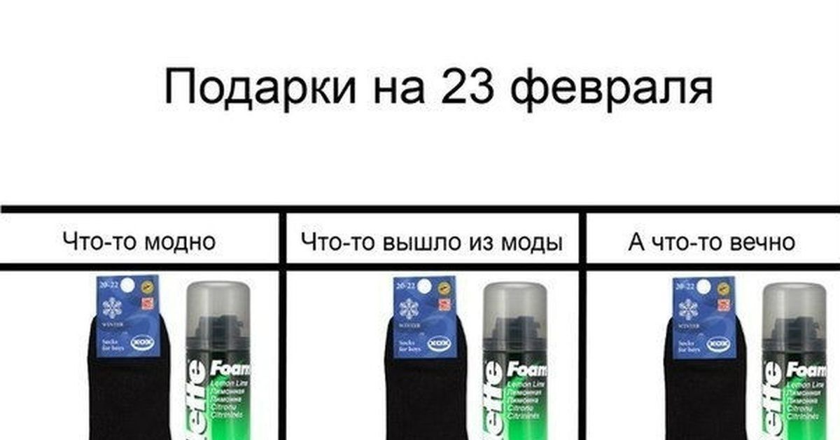 Подарки на 23 февраля
Что-то модно
Что-то вышло из моды
А что-то вечно