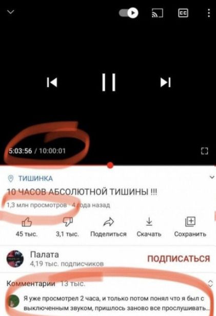 10 ЧАСОВ ABSОЛЮТНОЙ ТИШИНЫ !!!
1,3 млн просмотров · 4 года назад
Комментарии 13 тыс.