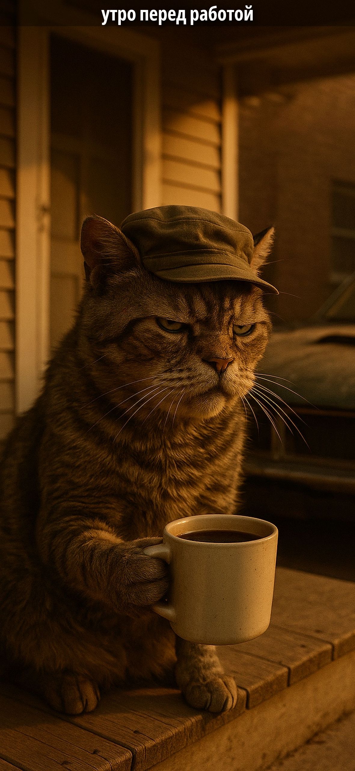 утро перед работой