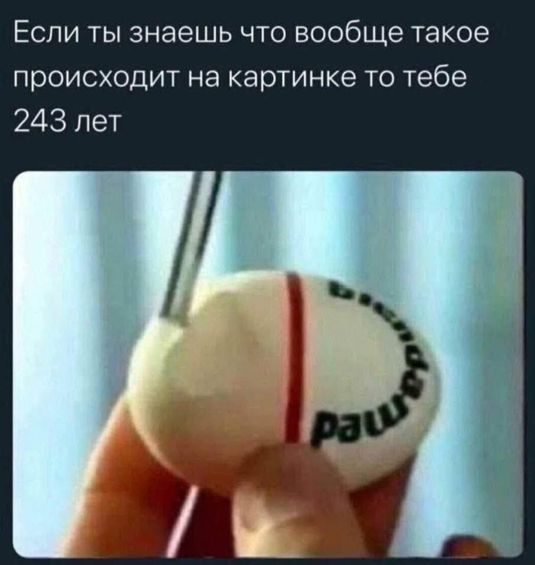 Если ты знаешь что вообще такое происходит на картинке то тебе 243 лет