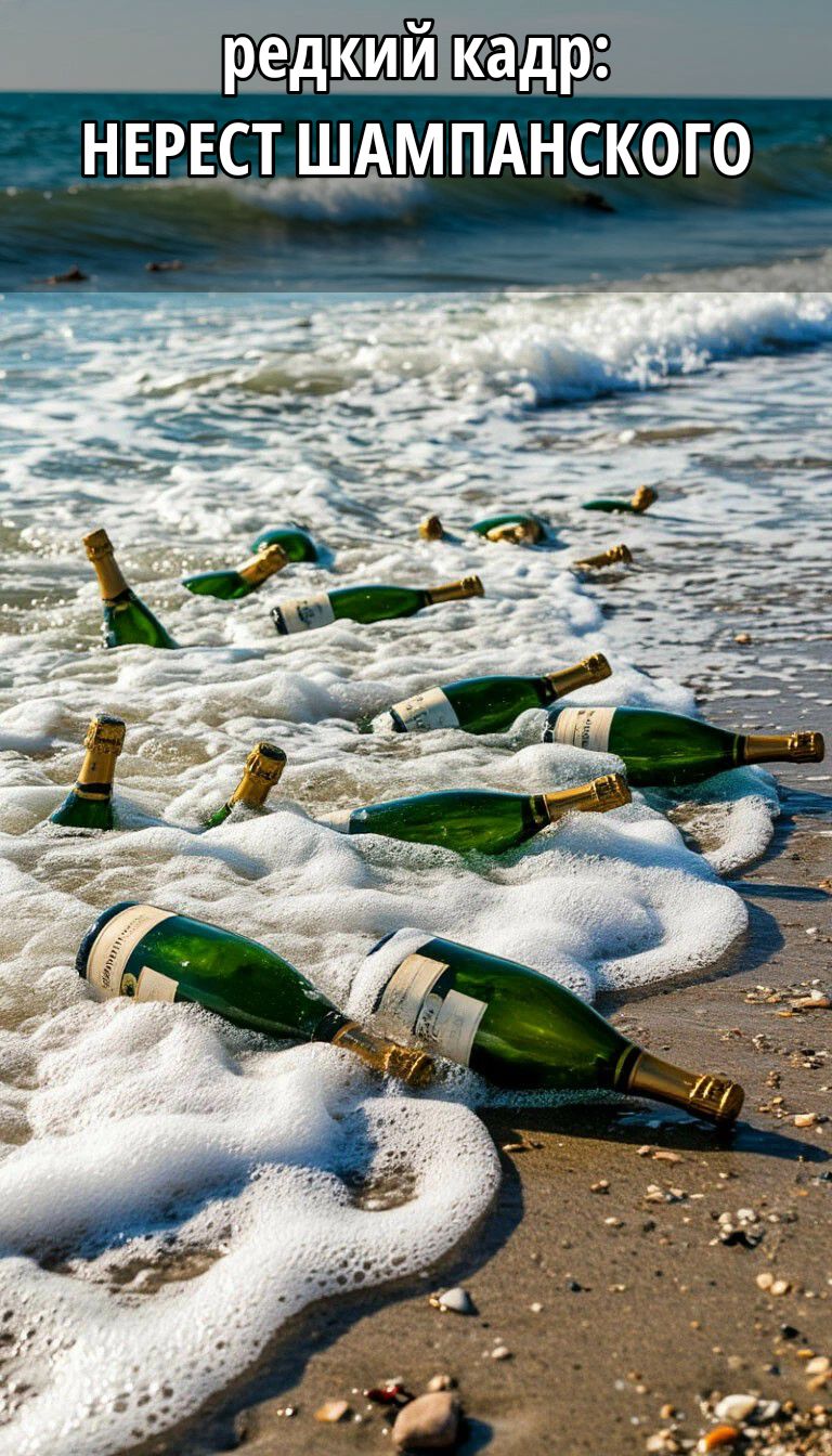 редкий кадр: НЕРЕСТ ШАМПАНСКОГО